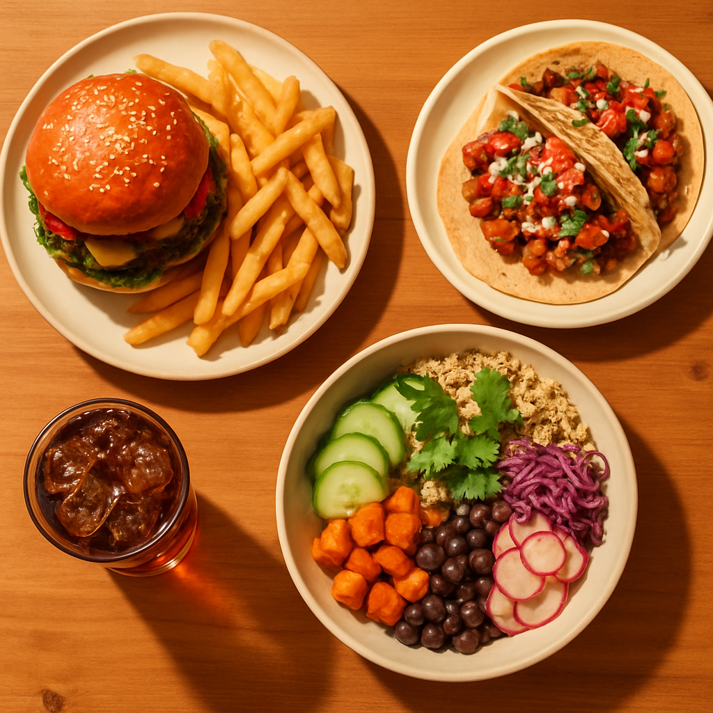 Delicious food spread